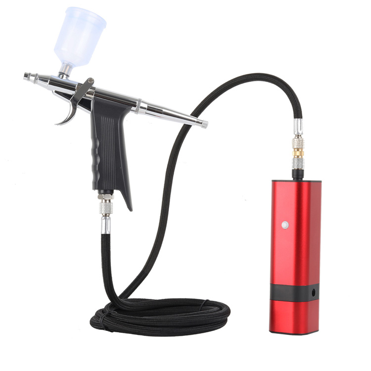 Automaatne Airbrush komplekt koos USB-laadimisjuhtmega meigi jaoks